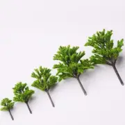 20Pcs HO Scale Park Scenery Train Landscape Plastic Trees (63 characters)