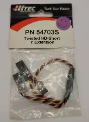 Hitec Twisted HD Short Y Extension Heavy Duty Servo Extension 54703S