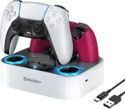 PS5 Controller Charger Station Compatible with Dualsense Edge Controller, Fast C