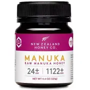New Zealand Honey Co. Raw Manuka Honey UMF 24+ | MGO 1122+ / 4.4oz | 125g