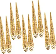 40 pcs fingernail set full finger ring Delicate Fingertip Ring claw finger tips fingernail jewelry rings metal claws for fingers claw rings for women Costume halloween