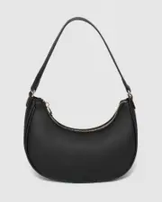 Black Jasmin Crescent Bag