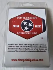 Memphis Cigar Box Bottleneck Slide Clear by Matt Isbell NIP