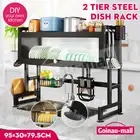 Over Sink Dish Drainer Rack Shelf Plate Bowl Cutlery Drying Tray Holder Storage