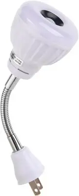 Plug in Motion Sensor Light, Dusk to Dawn Night Light AC Outlet Plug-in Wall ...