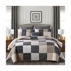 KALOOLA Patchwork King Quilt, 100% Cotton Lightweight King Size Bedspreads 3 ...