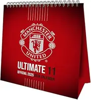 2025 Manchester United FC Desk Easel Calendar