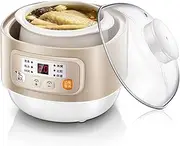 Electric Stew Pot Mini, 0.8L Electric Steamer Pot Health Pot Bird Nest Slow Cooker for Home Kitchen Egg Custard Medicinal Herbs Bird's Nest Tonic 200W