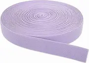 uxcell Elastic Bands for Sewing 2.5cm x 9m Lavender Purple Knit Elastic Spool High Elasticity for Wigs, Waistband, Pants, Craft DIY Projects