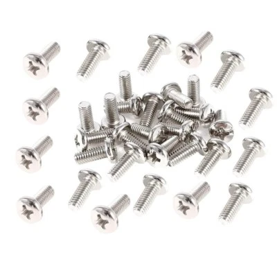 bnafes 55Pcs VESA Computer TV LCD Monitor Stand Bracket Mounting Screw M4x12mm