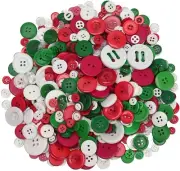 1000 Resin Buttons Colorful Christmas Jewelry Making Sewing Supplies Assorted