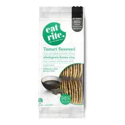 EatRite Brown Rice Crackers Tamari Sea 100g (Pack of 10)