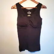 NWT Women Ocean Slimming Cami Shaper 3-1 Shapewear Classic Black Size XXL
