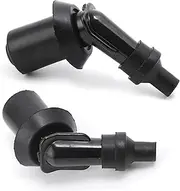 Mokuo 2Pcs Ignition High Voltage Cap in Silicone and Rubber Material Fit for Chinese GY6 Scooter Moped Go Kart,CG125 GS125 GN125 Pit Dirt Bike,135 Degree Spark Plug Cap