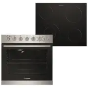 Westinghouse 60cm Multifunction Electric Oven with Ceramic Cooktop