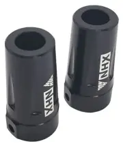 NHX RC Aluminum Straight AXLE Adapter / Rear Lockout Axial Wraith / RR10 -Black