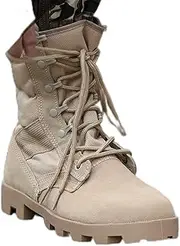 [RICHOLV] Winter Boots Men Breathable Camouflage Desert Shoes Military Boots