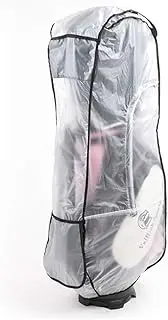 Cheng Yi Golf Bag Rain Cover,Waterproof PVC Clear Rain Cover for Golf Bag,Golf Bag Rain Protection Cover with Hood for Golf Push Carts.Anti UV,Anti-Static,All Weather Protection CYFC1374