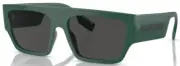 Burberry Micah BE4397U 407187 Sunglasses Men's Green/Dark Grey Square Shape 58mm