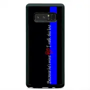 Police He's Mine Blue line Case Cover Samsung Galaxy S23 S22 Plus Ultra S21+ S20