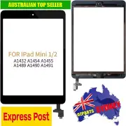 ORIGINAL APPLE iPad mini 2 TOUCH SCREEN GLASS DIGITIZER BLACK with Home Button