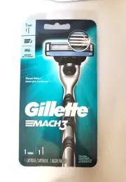 Gillette Mach3 Razor Handle with 1 Cartridge Blade