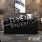 200CM Sideboard Buffet Cabinet Storage High Gloss Cupboard Table 4 Doors Black