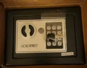 GOLDENKEY Safe Box Digital Electronic Security Keypad Mini Small Safes with Grey