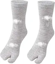 Split Toe Socks | Breathable Elastic Split Socks,Japanese Style Sandal Crew Socks with Toes Separated for Women Girls Running Astray