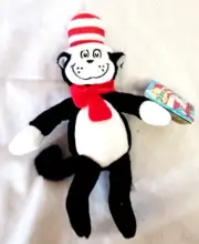 NWT Mini Cat in the Hat 8" Dr. Seuss Character Aurora 2021 Plush Stuffed Animal