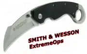 Smith & Wesson ExtemeOps Karambit G-10 Folder CK33 NEW