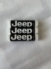 Jeep Brand Chapstick Limited Edition 2022 Collection 3 Total Sticks Of Lip Balm