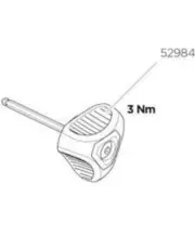Thule Torque Key Evo Clamp Grey 52984 3Nm used on Evo Clamp 715000, 710501