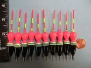 10 NEW WOOD SLIP FLOATS / BOBBERS PANFISH ICE FISHING NO FREEZE UP ON LINE B112