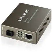 TP-Link MC111CS 10/100Mbps SC WDM Media Converter Monomode Simplex 10/100Base-TX, 100Base-FX standards Link Fault Passthrough a