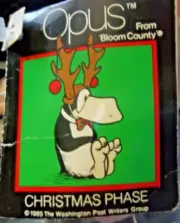 OPUS CHRISTMAS REINDEER PLUSH 1985 (C10)