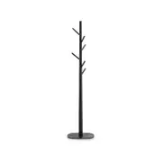 Kinn Black Solid Ash Wood Coat Rack Stand