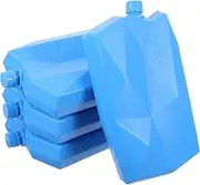 4Pcs Portable Ice Pack Boxes for Lunch Boxes Freezer Containers for Breastmilk Storage and Outdoor Activities Easy to Use for Picnics and Coolers