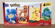 Mega Construx Pokemon Quad Set - Pikachu, Bulbasaur, Charmander & Squirtle
