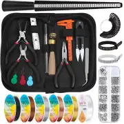 Audab Jewelry Wire Wrapping Jewelry Making Supplies Kit, Ring Sizer Measuring...