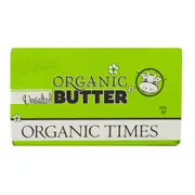 Organic Times Butter Unsalted 250g – Fresh, healthy organic delivery | Doorstep Organics