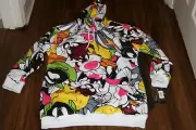 looney tunes members only hoodie mens xl ( brand new ) tagged