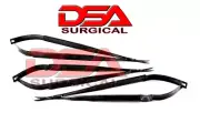Kamiyama Micro Scissors Straight For Neurosurgery 3 Pcs Black Coted 18cm