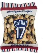 MLB Official Los Angeles Dodgers Shohei Otani Dog Peanuts Toy Baseball Los Angeles Dodgers Pet