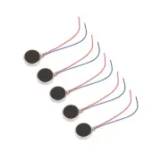 5pcs DC 3V 80mA Pager And Cell Phone Flat Vibrating Micro Motor 10x2mm.