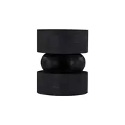 [James Lane] Tuma Occasional Mango Wood Stool Black