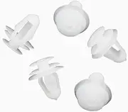 QCLCVBBFGW 500PCS Universal Fit for Car Interior Door Card Panel Clips Fixing Fastener 9mm Hole Auto Plastic Rivet(White 500PCS)