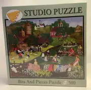 Bits and Pieces 500 Piece Puzzles - Quilting Get Together - New - 16” x 20”