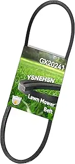 GX20241 Lawn Mower Drive Belt Fits for John Deere GX22036 L100 LA100 LA105 D100 L130 Sabre 14.542GS and L1742 Craftsman 130969 108597X (1/2" x 92")