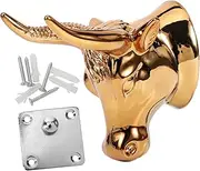 OFFIGAM 1pc Ox Head Shaped Guitar Hook Decorative Iron Holder for Acoustic Electric Guitars Bass Ukulele Stylish Display Stand for String Instruments